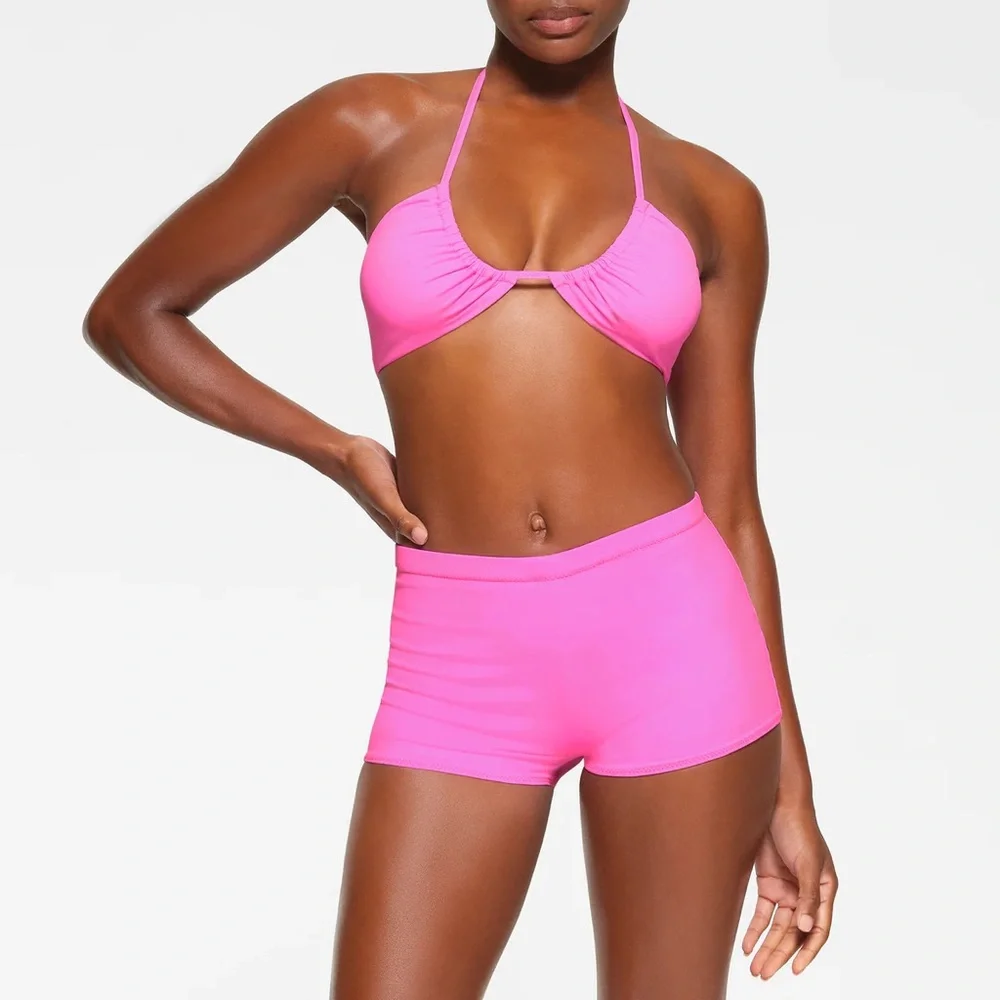 Skims Swim Halter Bikini Top